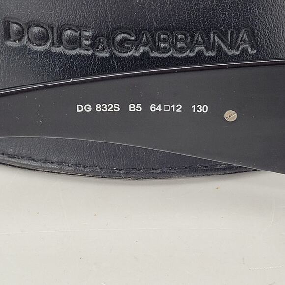 Dolce & Gabbana DG832 Black Wrap Around Frame Men's Sunglasses - Picture 10 of 11